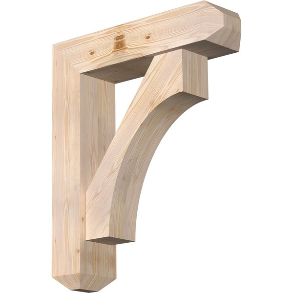 Ekena Millwork Westlake Craftsman Smooth Bracket w/ Offset Brace, Douglas Fir, 7 1/2"W x 30"D x 36"H BKT0806X30X36WTL04SDF - main